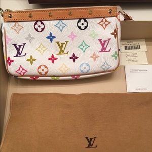 Louis Vuitton multicolor zip pouch